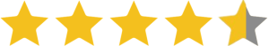 4.9 Star Rating