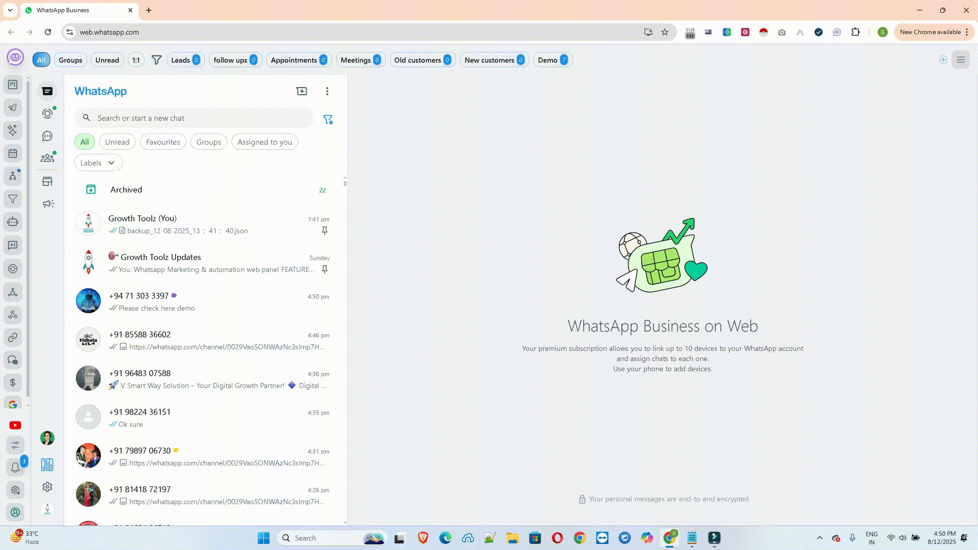 CRM dashboard automation in progress